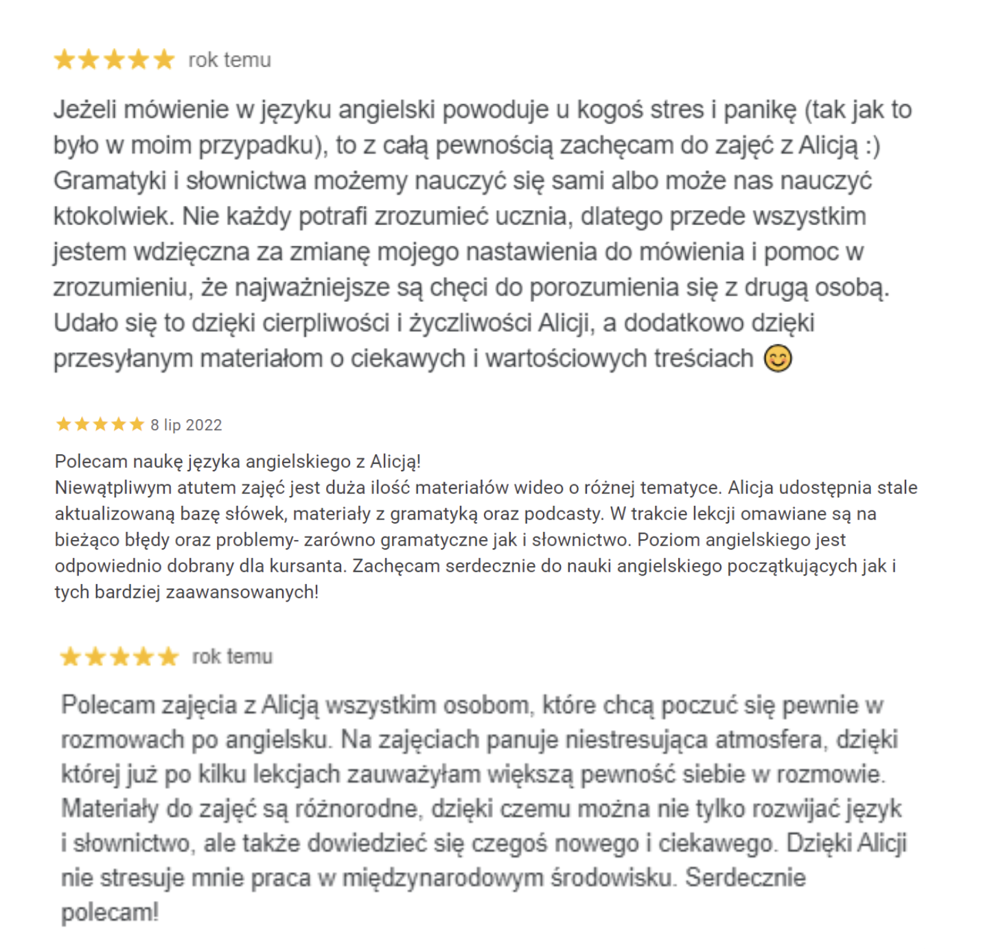 Angielski Konwersacje - Online